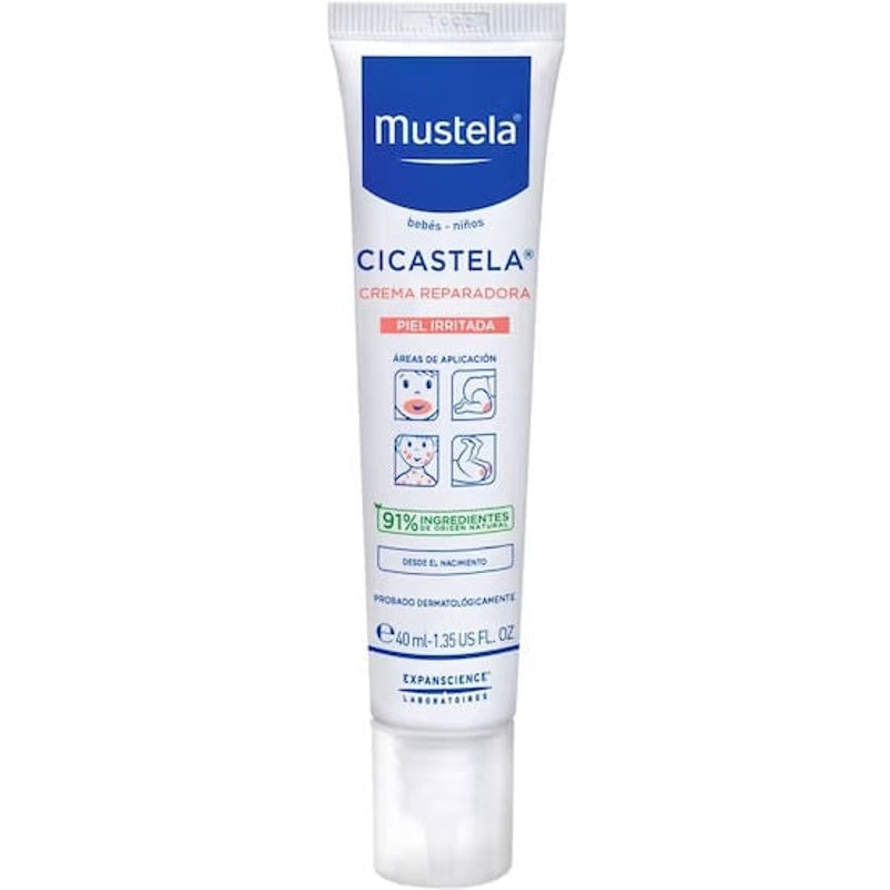 Crema Mustela Cicastela Reparadora Para Piel Irritada 40 Ml