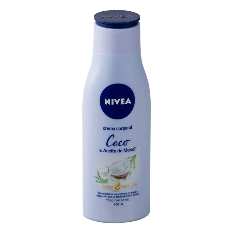 Crema Nivea B Coco / Aceite Monoi 200 Ml