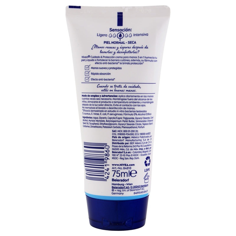 Crema Nivea-Bacte 3En1 Para Manos 75 Ml 42419860 perfil 7