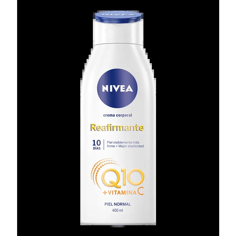 Crema Nivea Body Reafirmante Piel Normal Q10 400 Ml