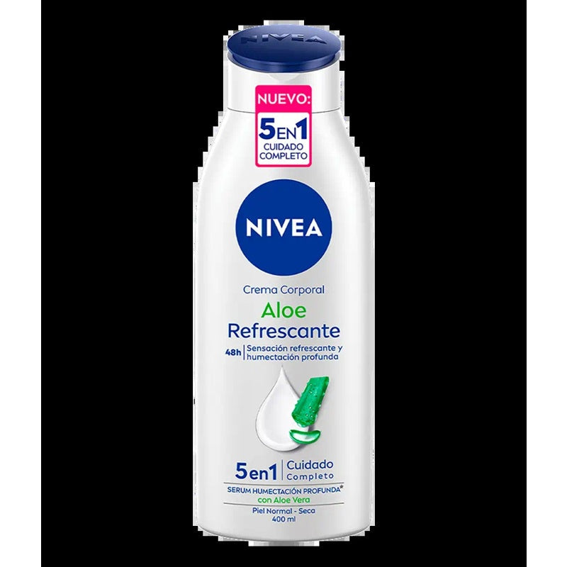 Crema Nivea Corporal Aloe Refres 400 Ml