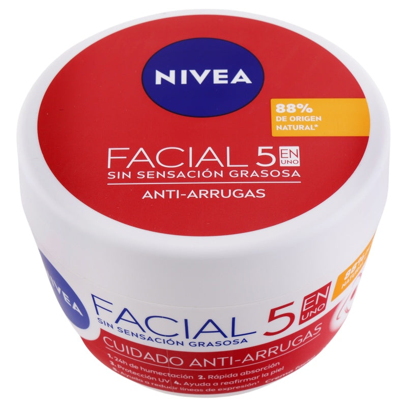 Crema Nivea Fac 5En1 Ant-Arru 375 Ml 40060507