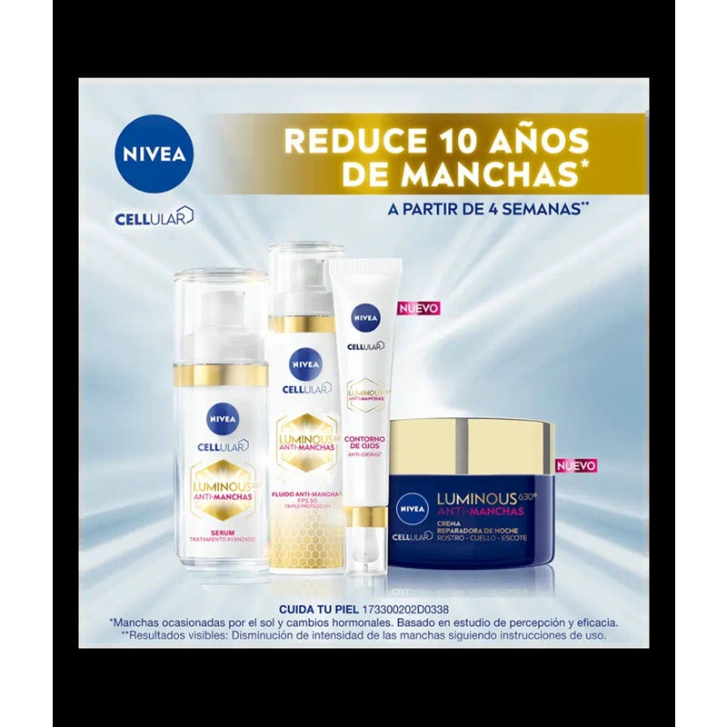 Crema Nivea Lum-630 A-Man Noche 50 Ml perfil 5