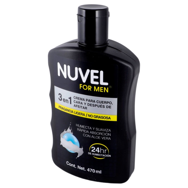 Crema Nuvel Men 3 En 1 24Hr 470 Ml 7501082721522 4