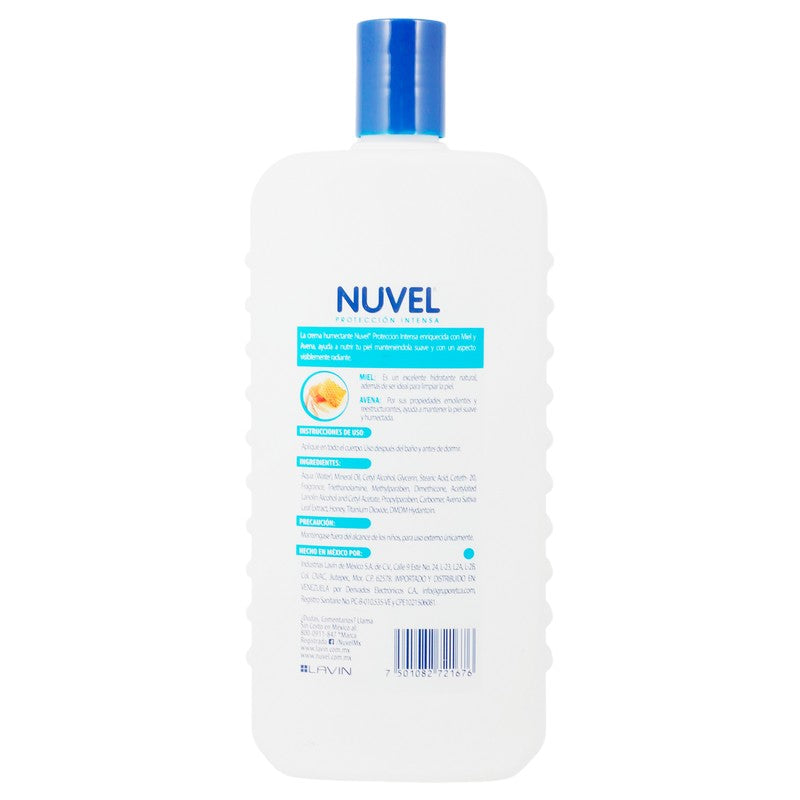 Crema Nuvel Miel Avena Humectante 750 Ml 7501082721676 4