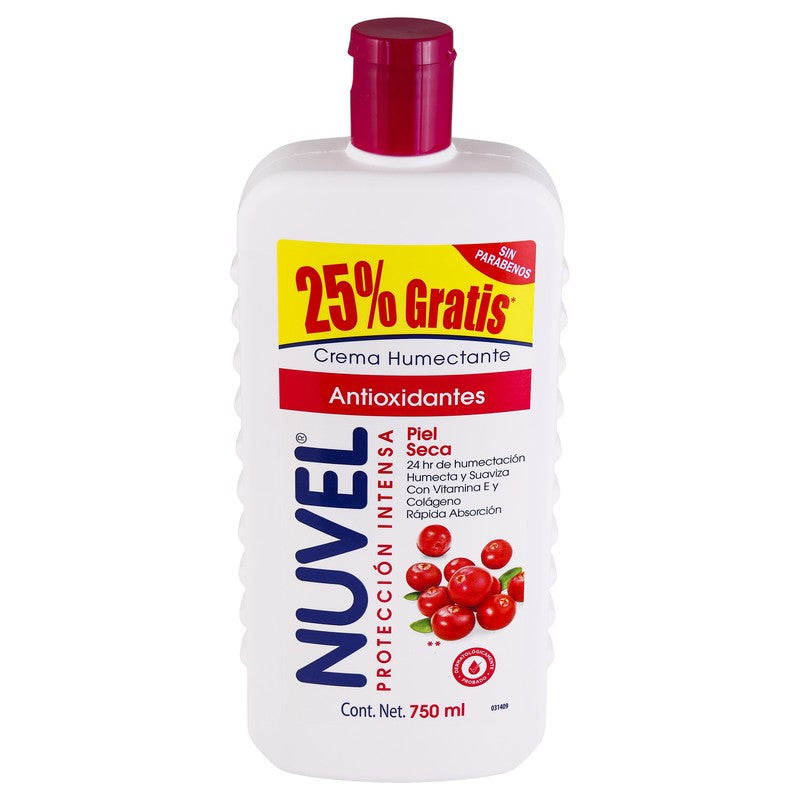 Crema Nuvel Piel Seca Antioxidantes 750 Ml 7501082721690 3