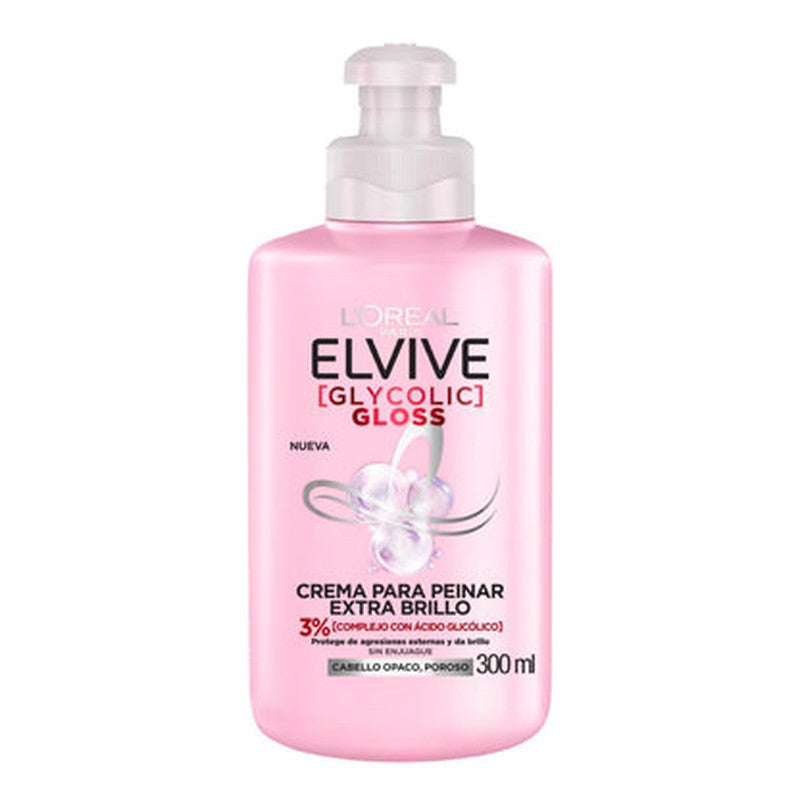 Crema Peinar Elvive Glycolic Brillo 300 Ml 7509552928624 6