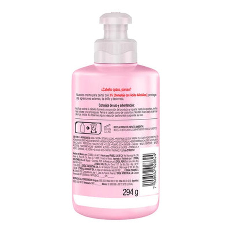 Crema Peinar Elvive Glycolic Brillo 300 Ml 7509552928624 7