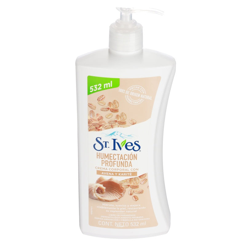 Crema St Ives Corporal Avena Karité 532 Ml 7501059352575 perfil 3