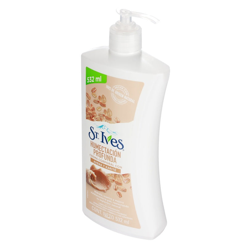 Crema St Ives Corporal Avena Karité 532 Ml 7501059352575 perfil 4