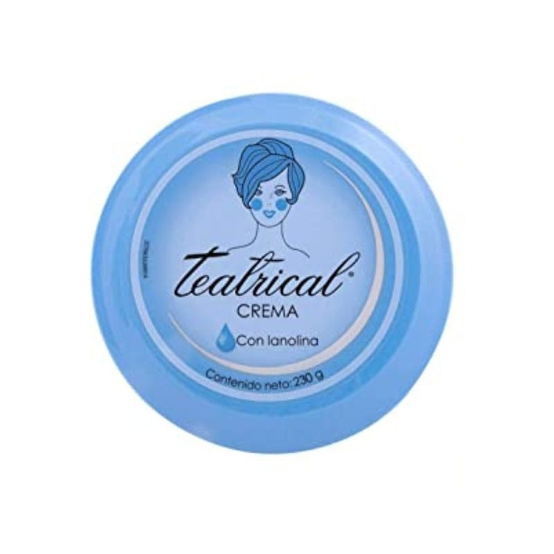 Crema Teatrical Azul Lanolina 230 Gr