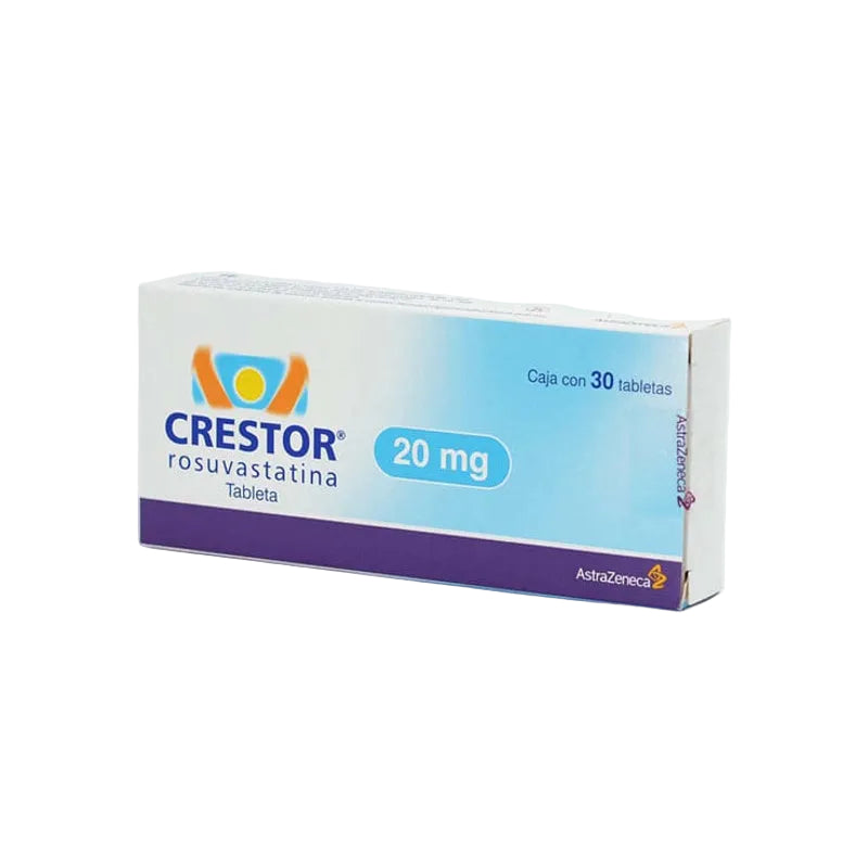 Crestor 20 Mg Con 30 Tabletas