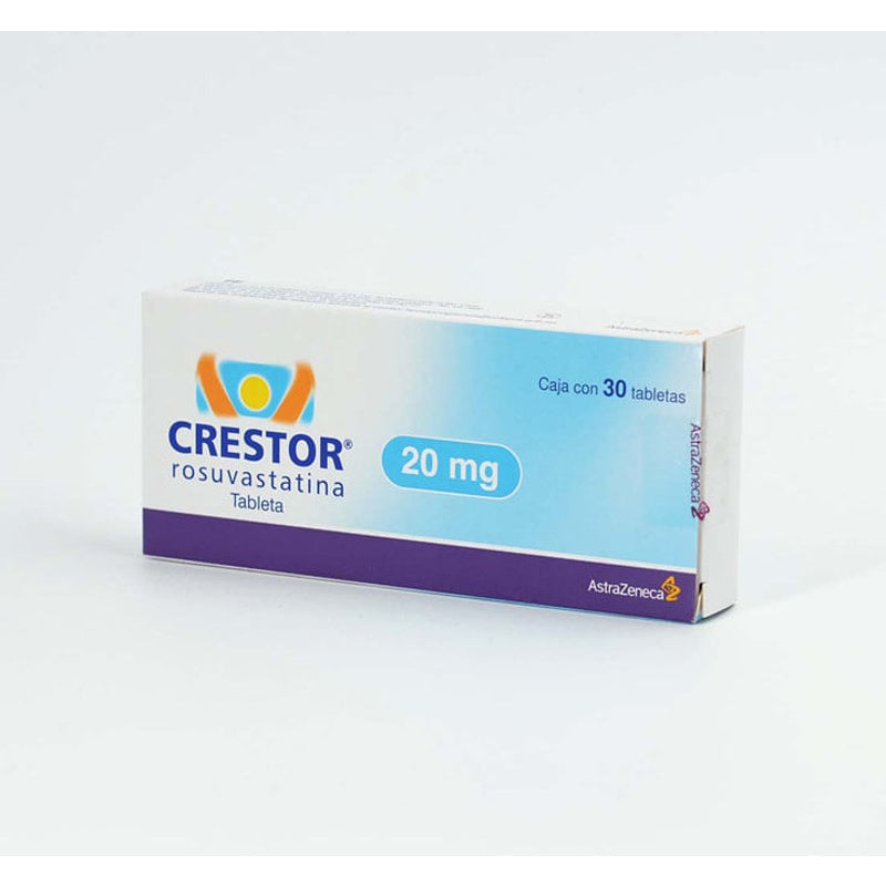 Crestor 20 Mg Con 30 Tabletas