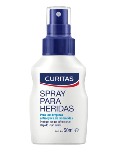 Curitas Spry Para Heridas Limpieza Antiseptica 50Ml 4005800223259