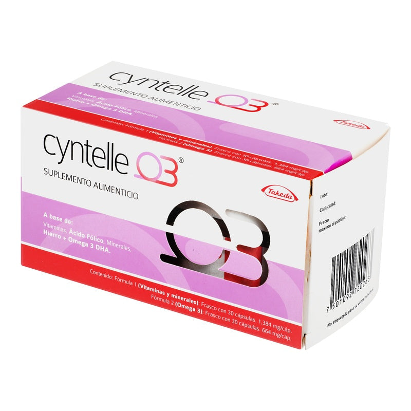 Cyntelle O3 60 Capsulas Suplemento Alimenticio 7501092720263 perfil 4