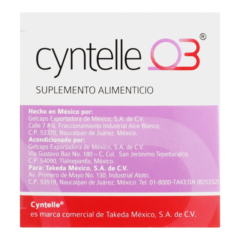 Cyntelle O3 60 Capsulas Suplemento Alimenticio 7501092720263 perfil 5