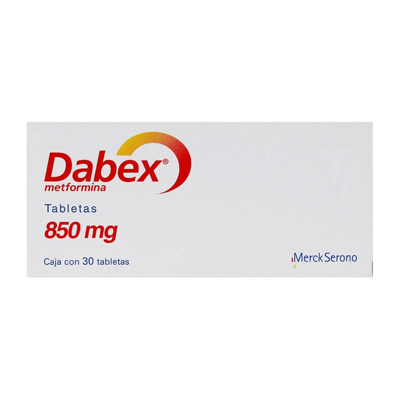 Dabex 850 Mg Con 30 Tabletas