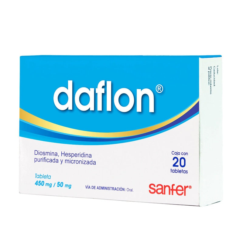 Daflon 450 / 50 Mg Con 20 Grageas