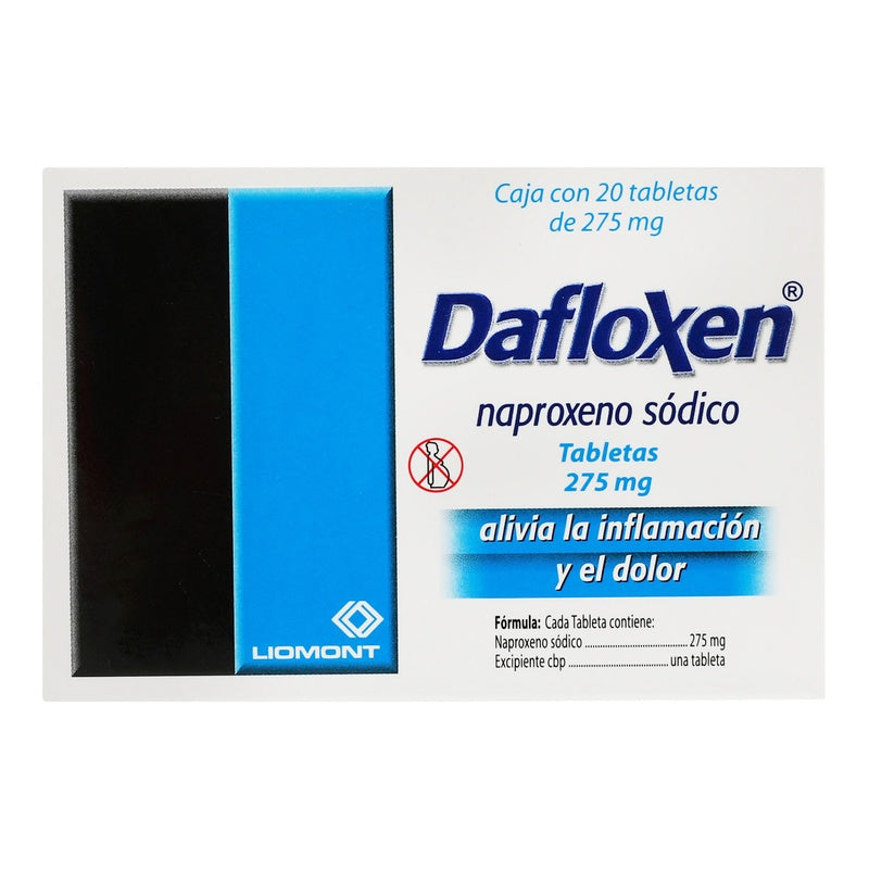 Dafloxen 275 Mg Con 20 Tabletas 7501299305966 perfil 2