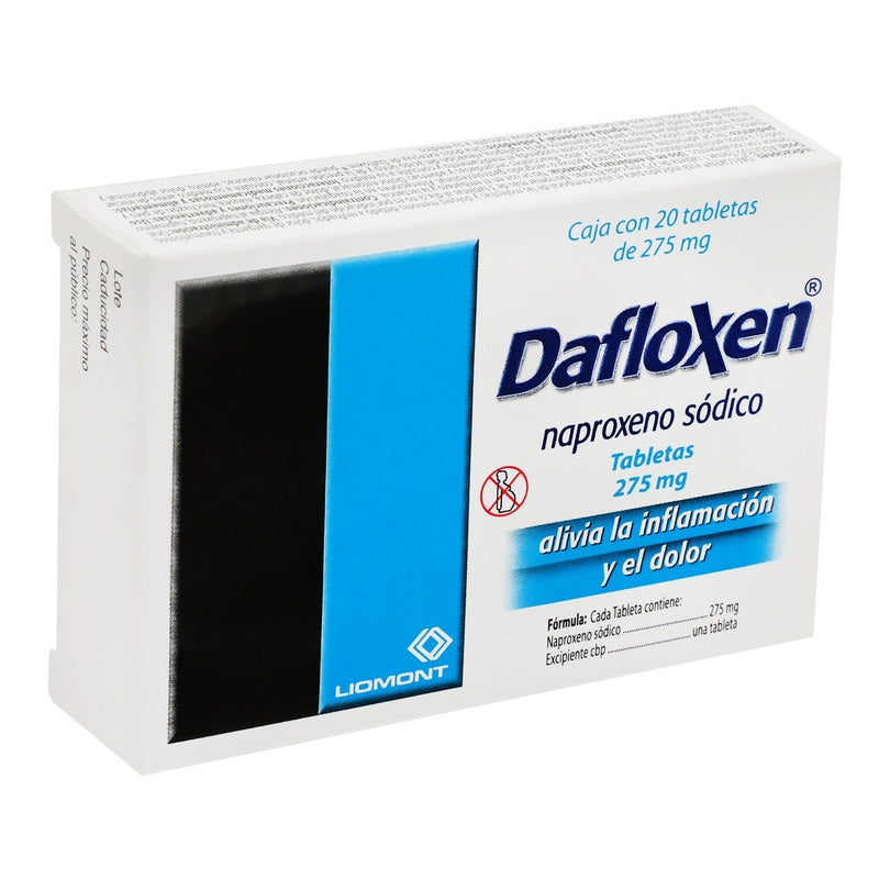 Dafloxen 275 Mg Con 20 Tabletas 7501299305966 perfil 4
