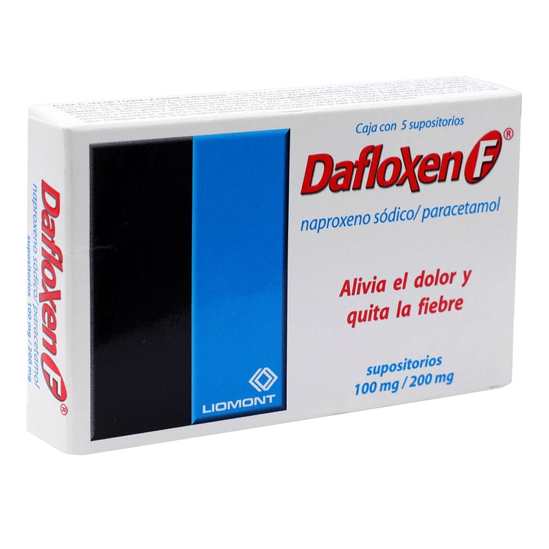 Dafloxen F 100 / 200 Mg 5 Supositorios 7501299301968 perfil 2