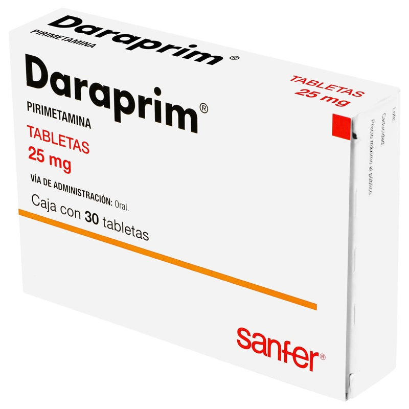 Daraprim 25 Mg Con 30 Comprimidos