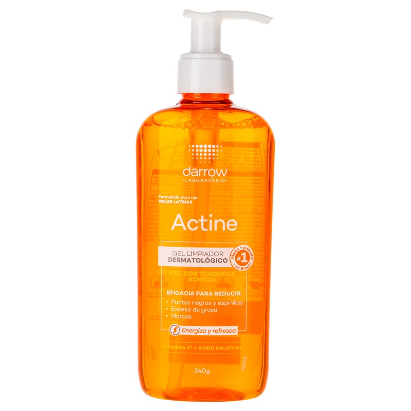 Darrow Actine Piel Grasa Limpiador 240 Gr Gel 3282770153484