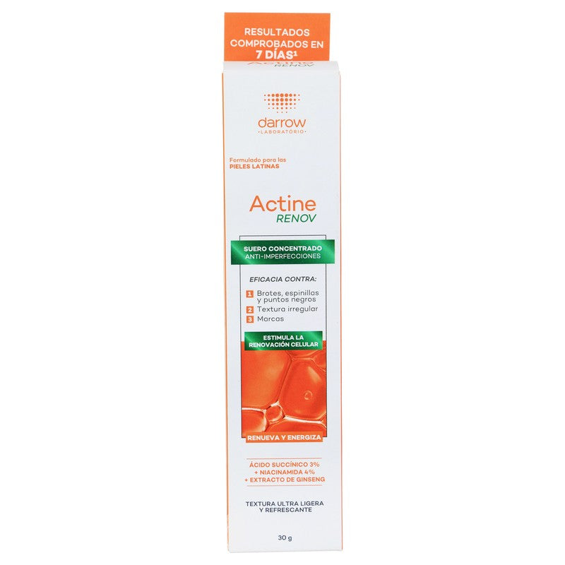Darrow Actine Renovador Piel Grasa 30 Ml 3282770394870