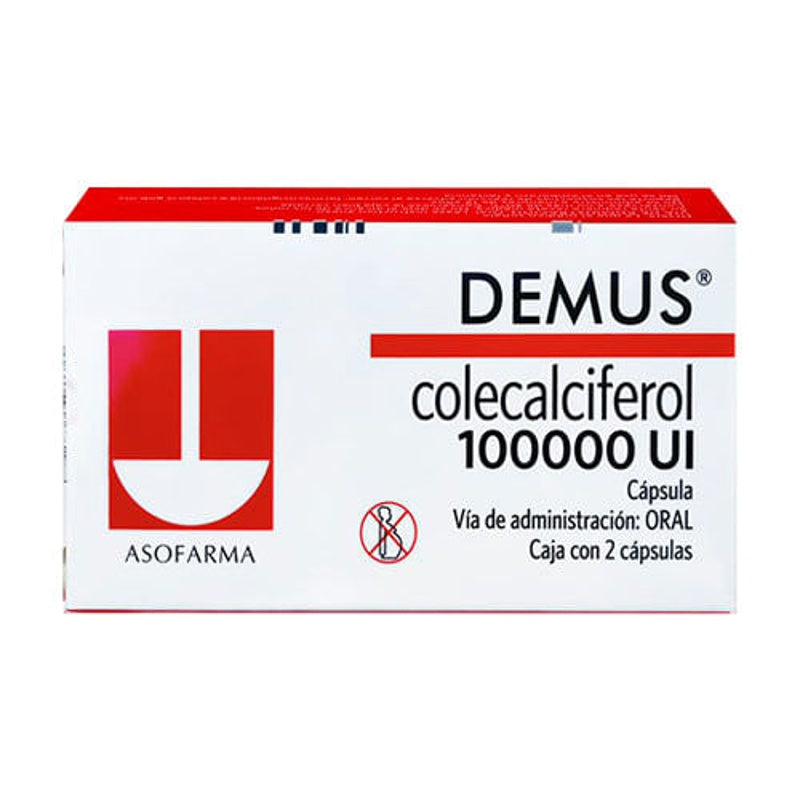 Demus 100000Ui 2 Capsulas