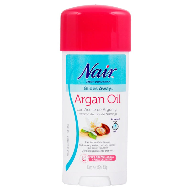 Depil Nair Glides Away Argan Oil Corporal Con 93 G.