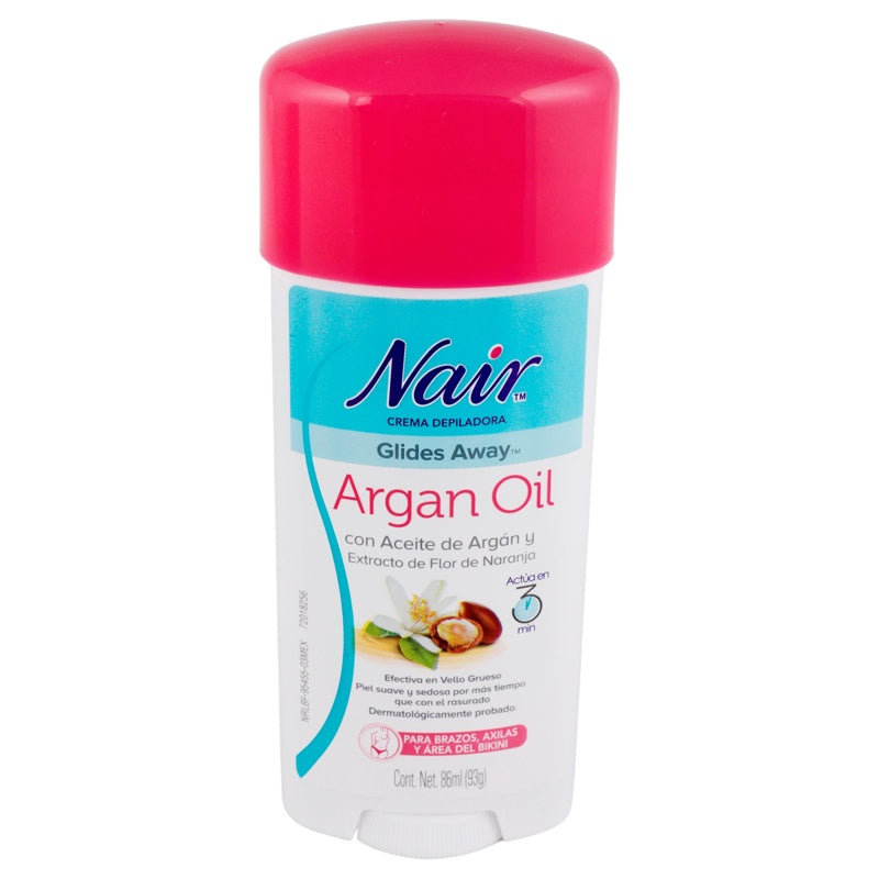 Depil Nair Glides Away Argan Oil Corporal Con 93 G. perfil 3