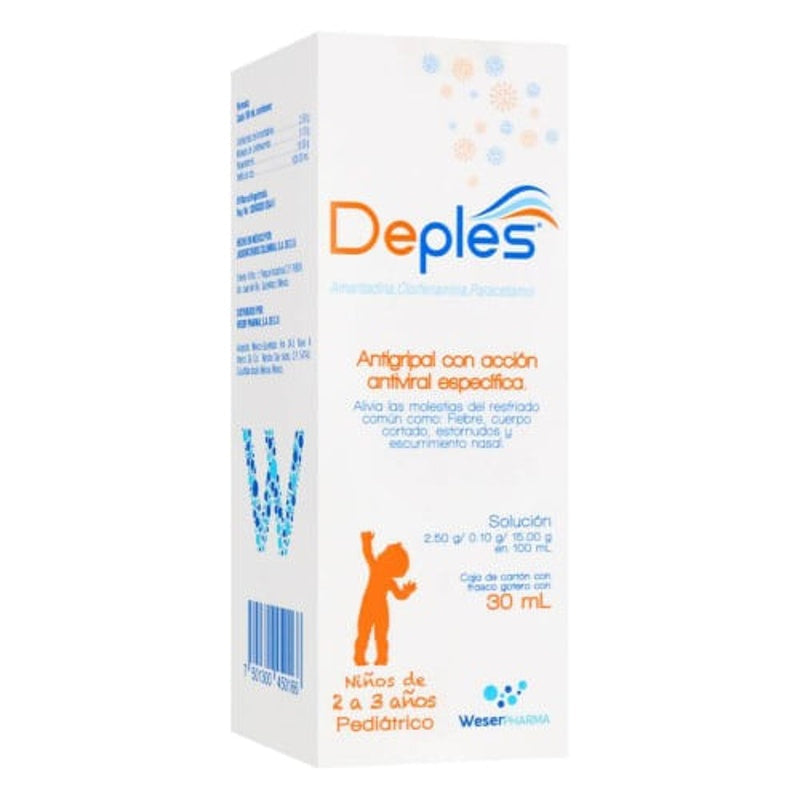 Deples Pediátrico 2.5 / 0.1 / 15 Gr / 100 Ml 30 Ml Gotas