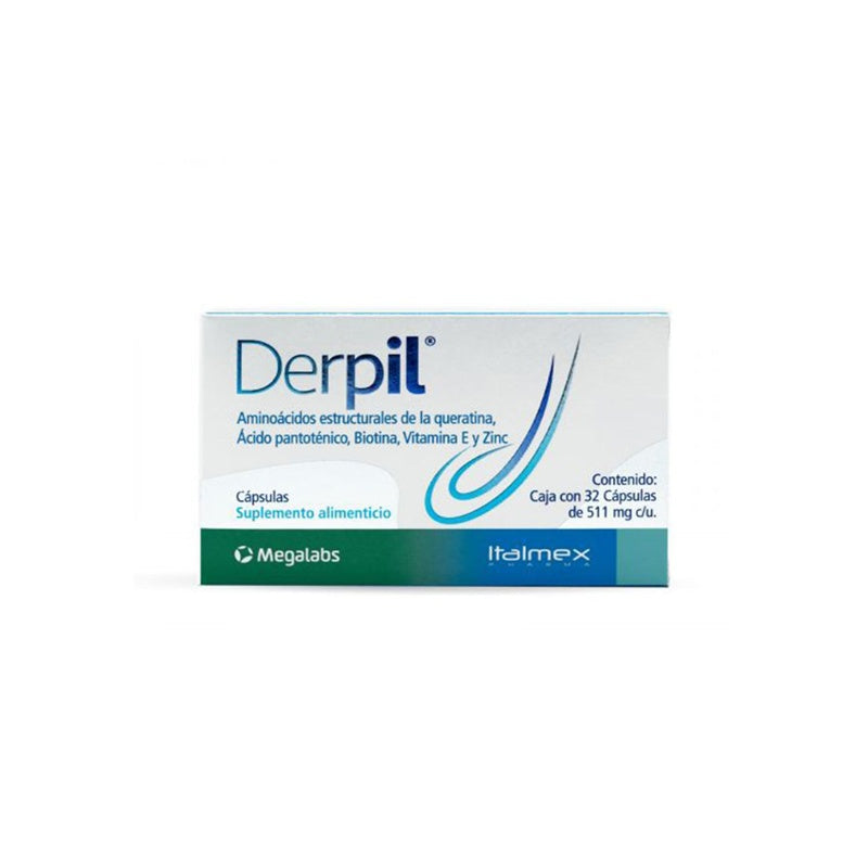 Derpil 415 Mg Con 32 Capsulas Suplemento Alimenticio