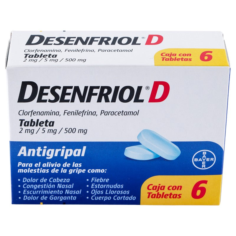 Desenfriol D2  5  500 Mg Con 6 Tabletas 7502276040641 3