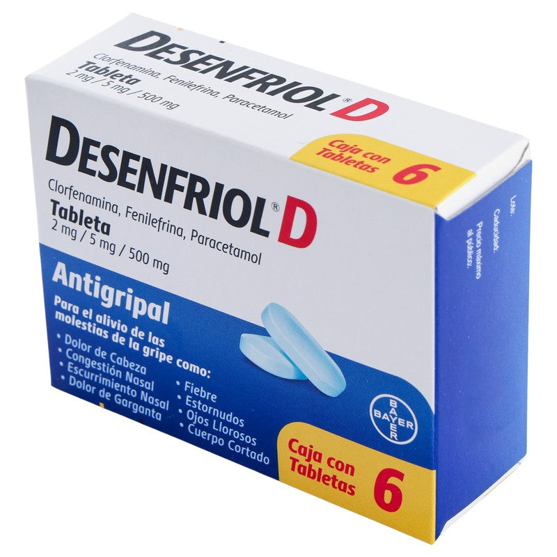 Desenfriol D2  5  500 Mg Con 6 Tabletas 7502276040641 4