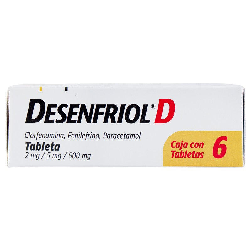 Desenfriol D2  5  500 Mg Con 6 Tabletas 7502276040641 6