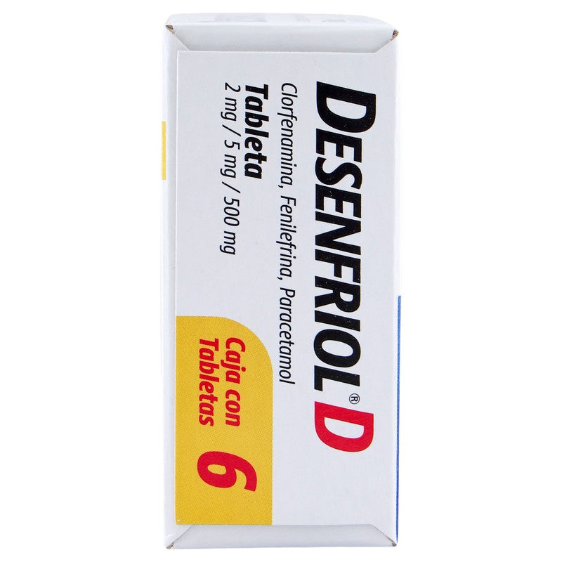 Desenfriol D2  5  500 Mg Con 6 Tabletas 7502276040641 8