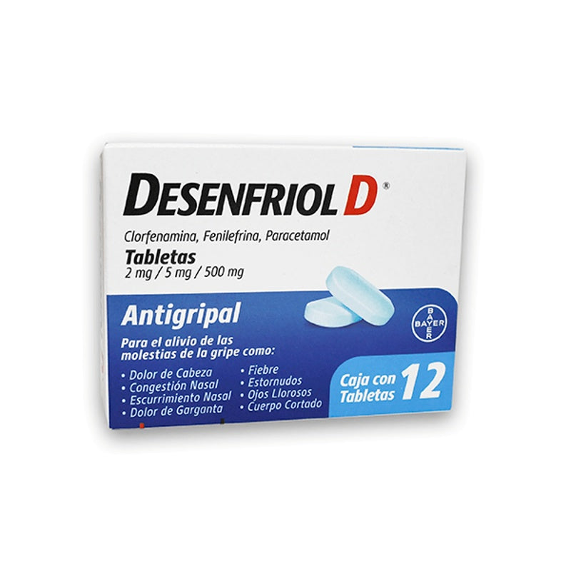 Desenfriol D 12 Tabletas
