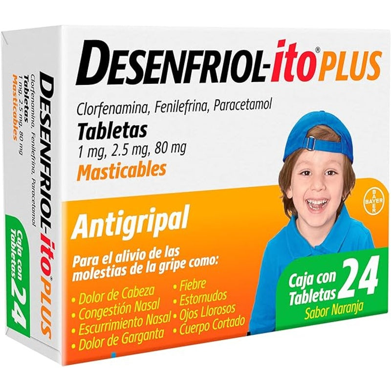 Desenfriol Ito Plus Infantil 24 Tabletas