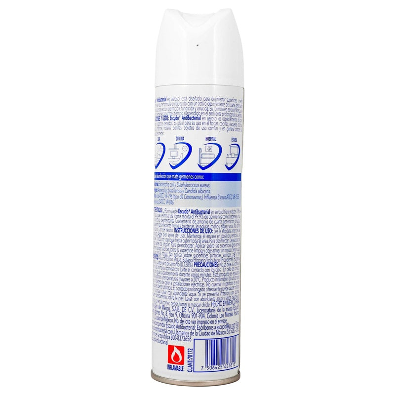 Desinfectante Antibacterial Escudo Spray 400 Ml 7506425623815 perfil 5