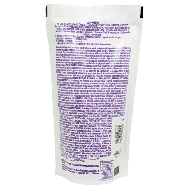 Desinfectante Family Guard Citrico Refil500 Ml 7501032920579 perfil 3