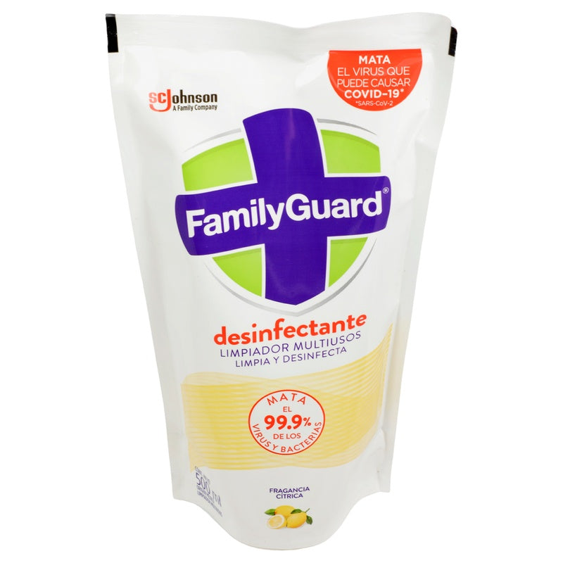 Desinfectante Family Guard Citrico Refil500 Ml 7501032920579 perfil 7