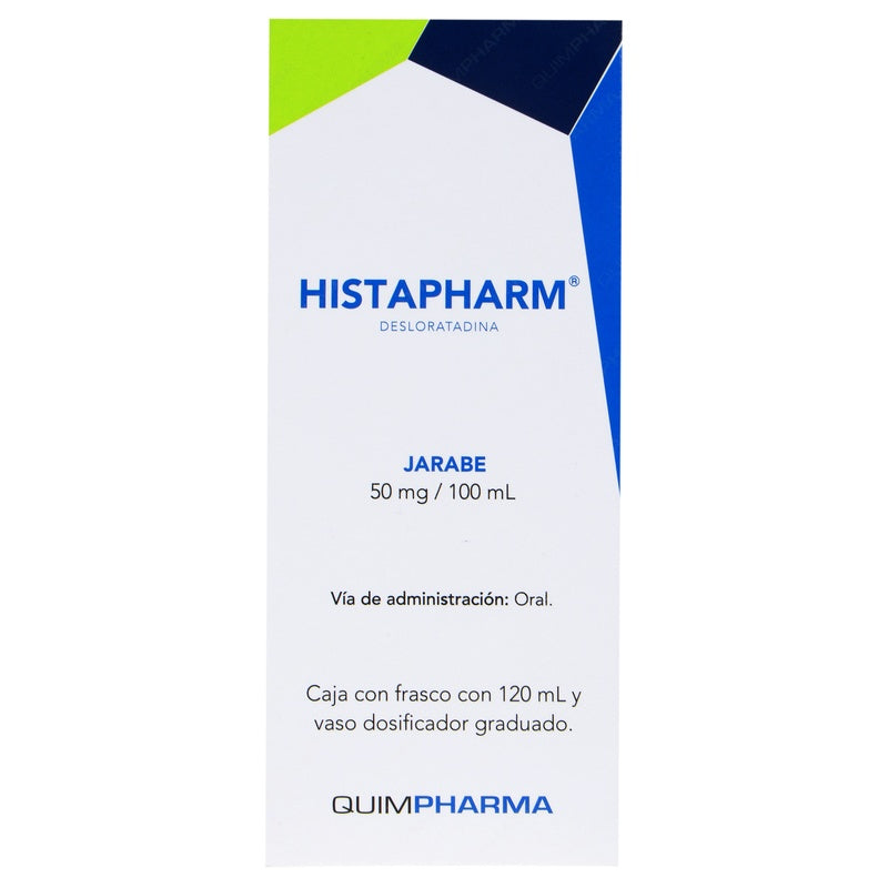 Desloratadina 50 Mg / 5 Ml 120 Ml Jarabe Histapharm 7502223112452