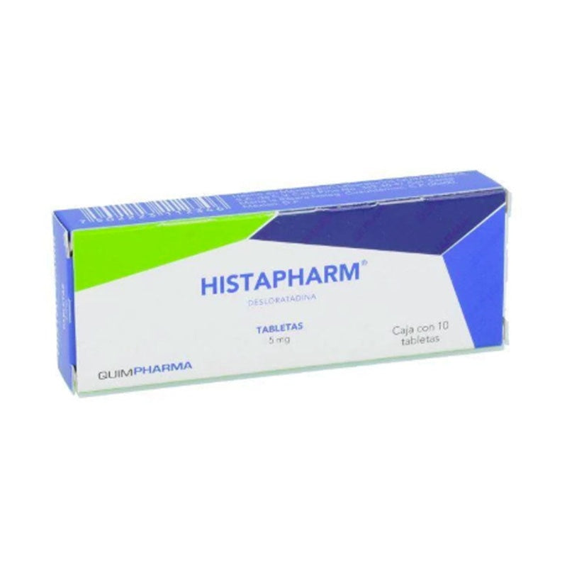 Desloratadina 5 Mg Con 10 Tabletas Histapharm