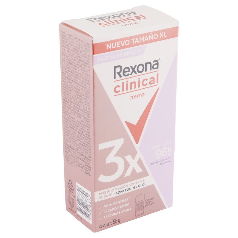 Deso Rexona Clinical Women Extradry 96H 58 Gr Barra 75076870 2