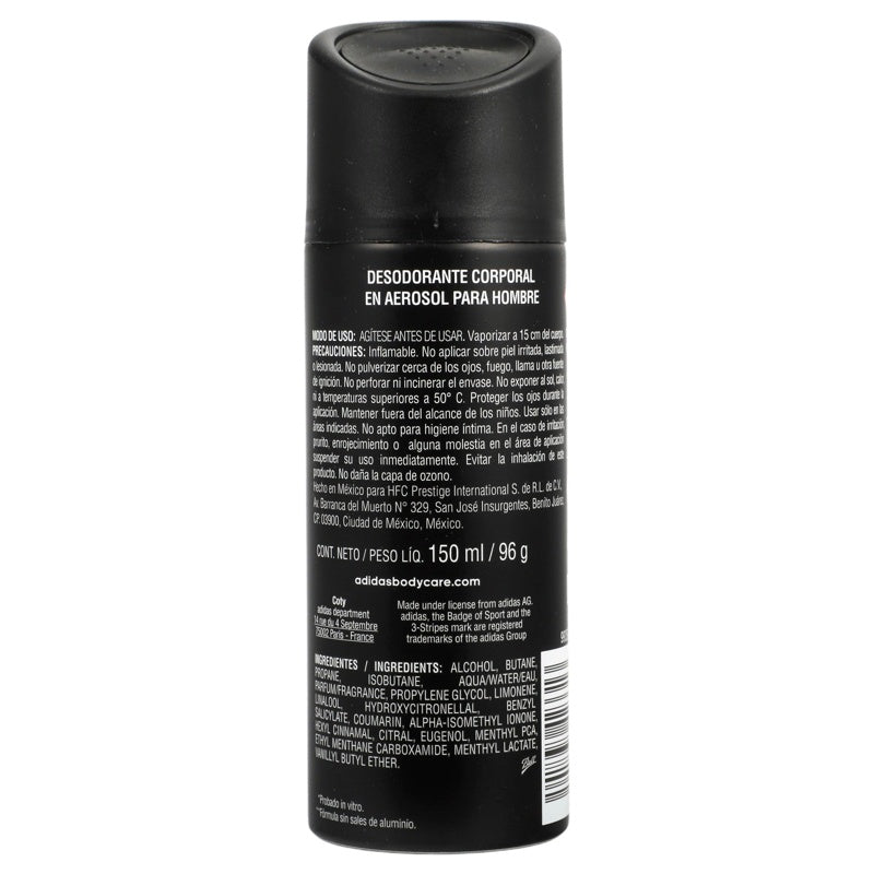 Desodorante Adidas Dynamic Spray 150 Ml perfil 7