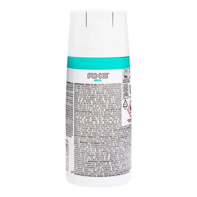 Desodorante Axe Apollo Seco Spray 152 Ml