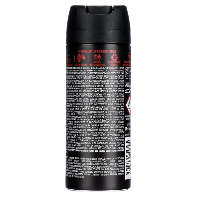 Desodorante Axe Intense 48H Spray 150 Ml perfil 7