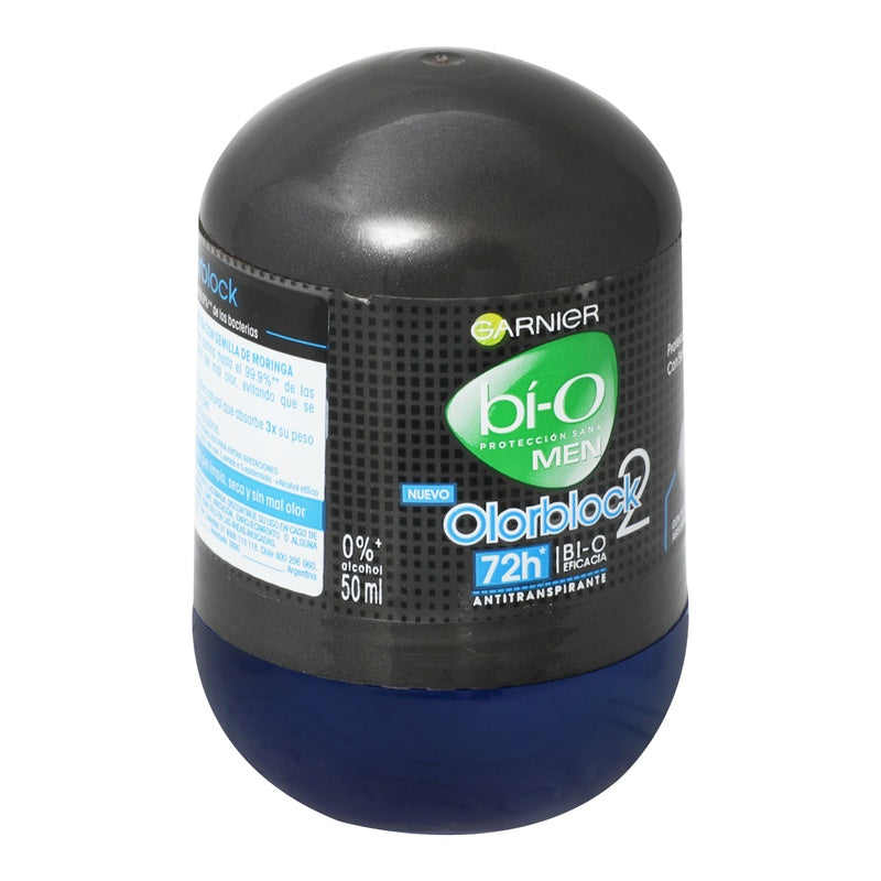 Desodorante Bi-O Men Olor Block2 Roll On 50 Ml 7509552913774