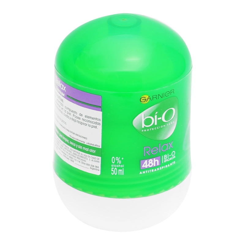 Desodorante Bi-O Relax Roll On 50 G perfil 2